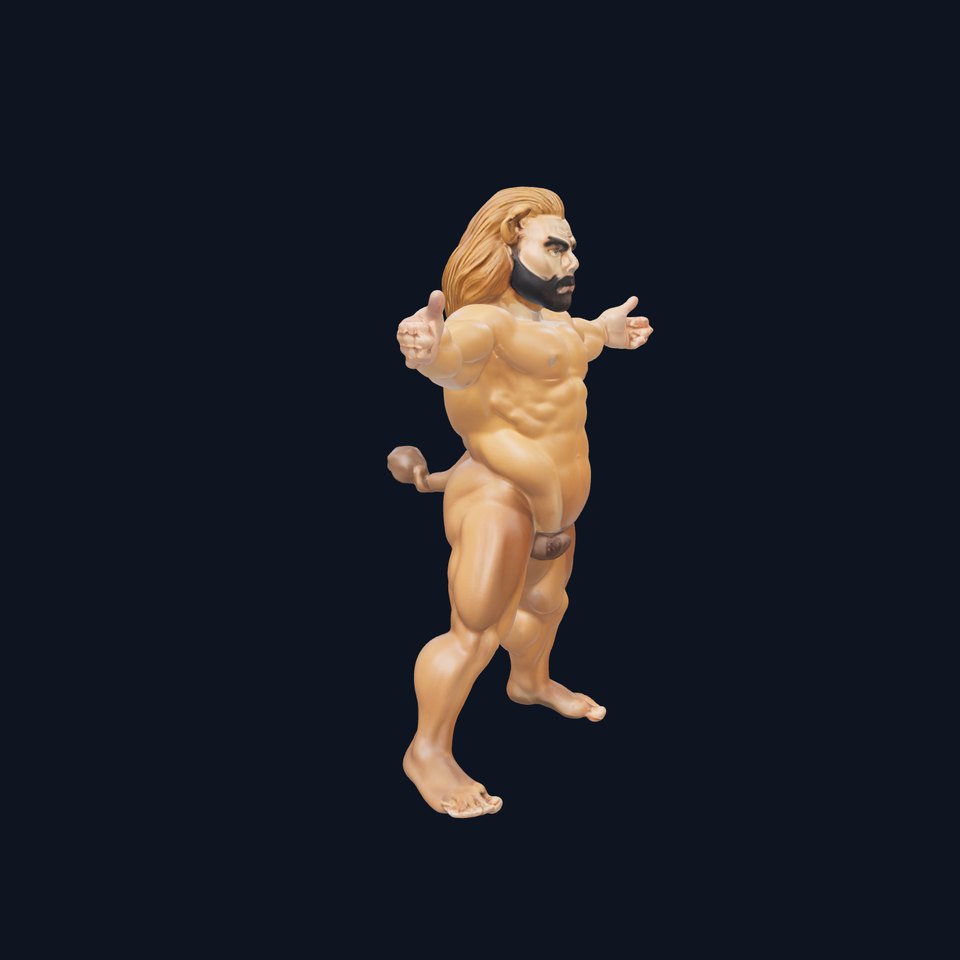 Lion Warrior Character model pack